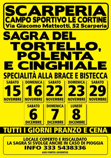 Sagra del Tortello, Polenta e Cinghiale